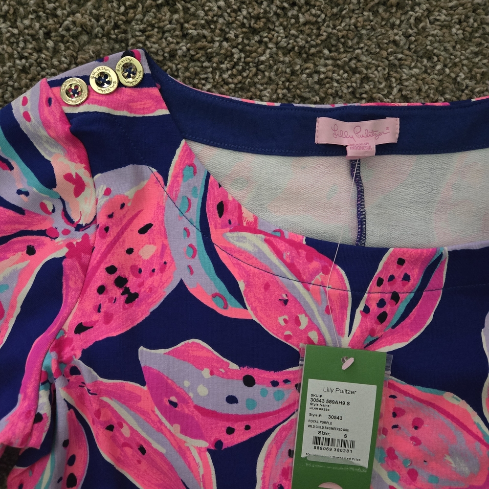 Lilly Pultizer, NWT, Lilah Dress, Wild Child - Picture 2 of 6